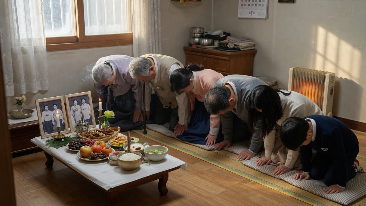 설·추석 차례 가이드: 4. 차례 절차 (간소화 예시)