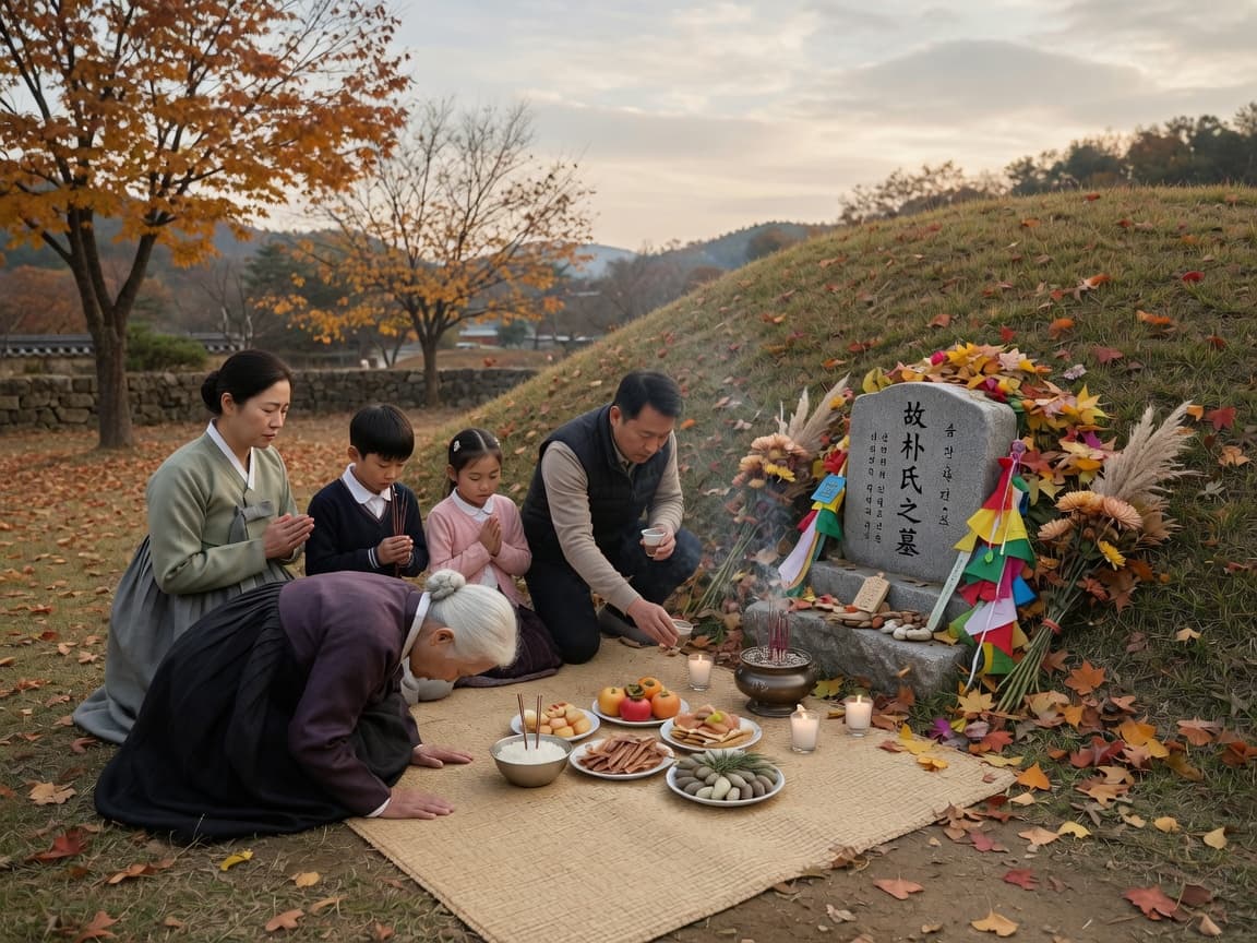 제사 종류 한눈에 보기: 4. 묘제·시제 — 산소에서 지내는 제사